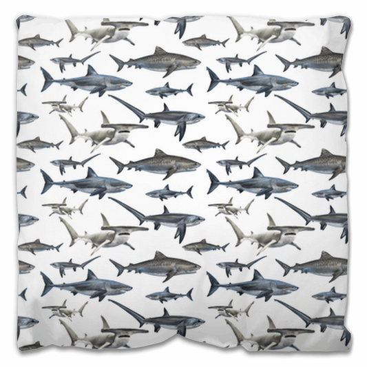 Shark Species Design |Outdoor Pillow