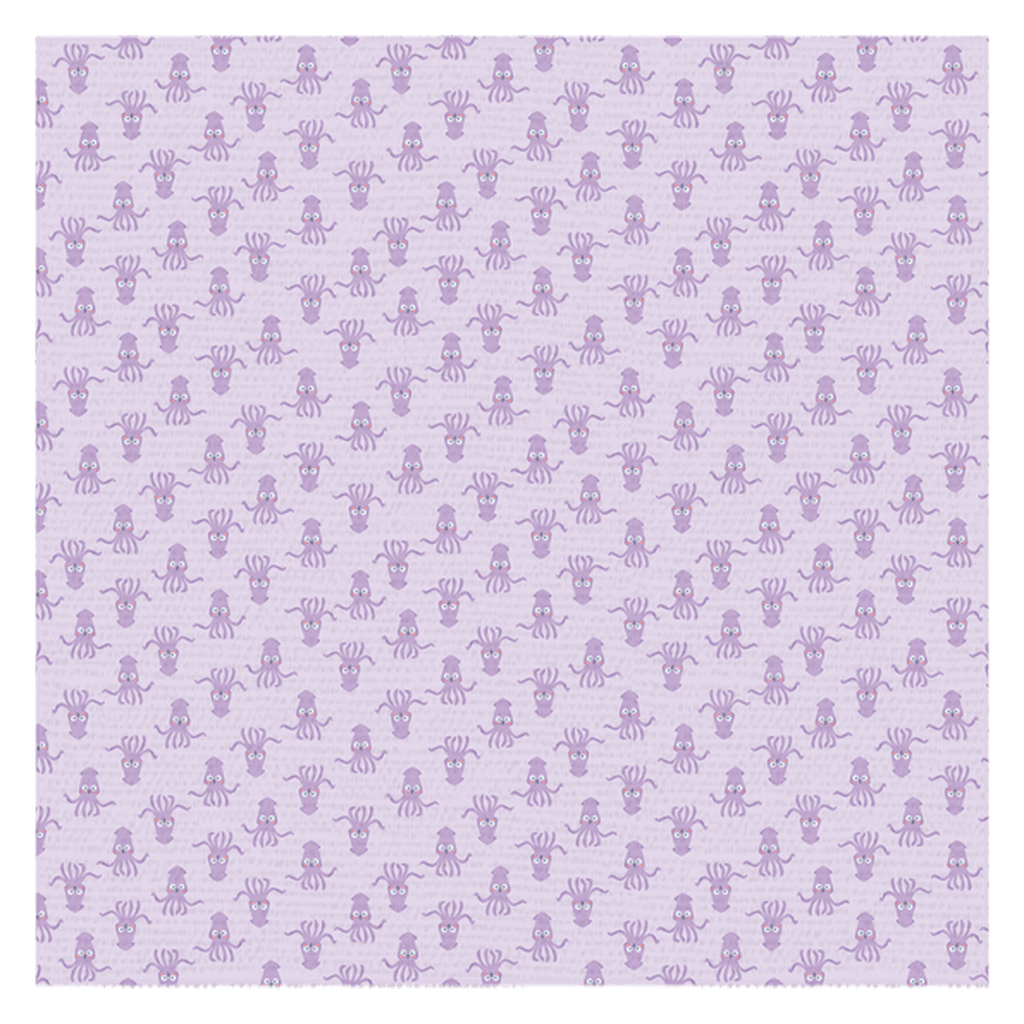 Purple Octopus tablecloth with aquatic theme, perfect for adding a fun, fish-themed accent to your dining room or outdoor table.