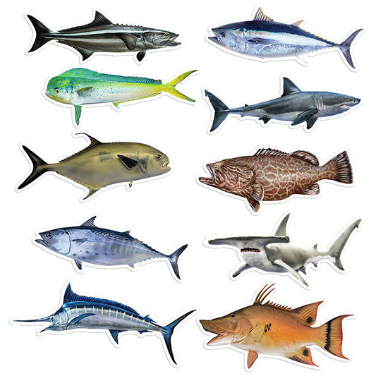 Saltwater mega pack mixed stickers 1.