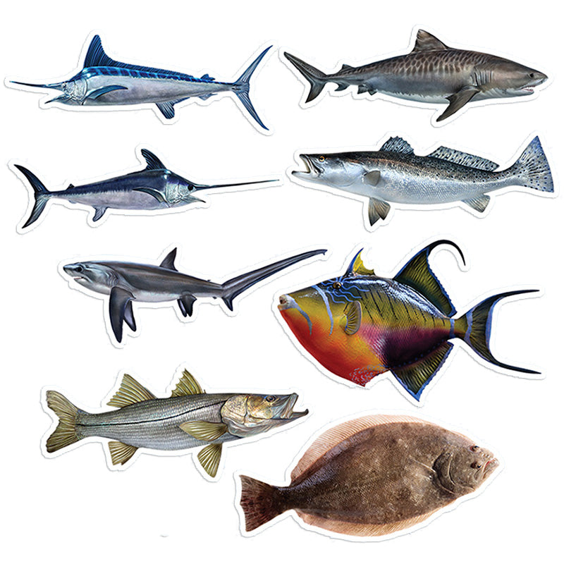 Saltwater mega pack mixed stickers 3.