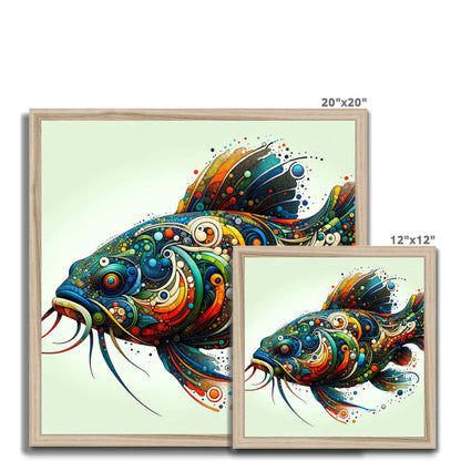 Catfish Abstract | Framed Print