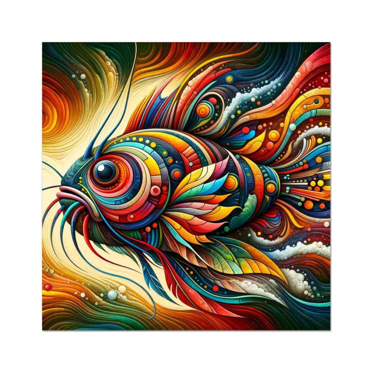 Catfish Abstract | Art Print