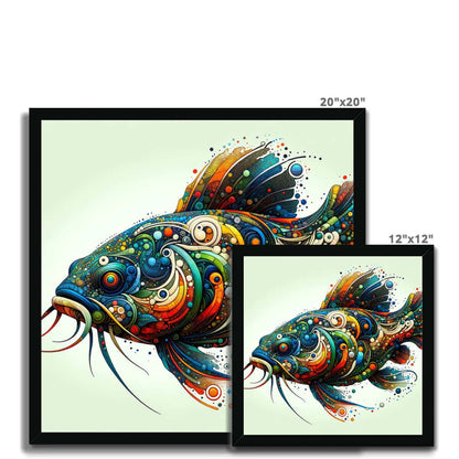 Catfish Abstract | Framed Print