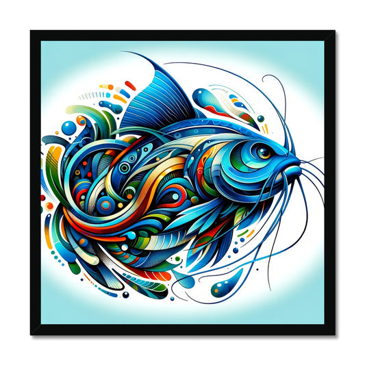 Catfish Abstract  | Framed Poster