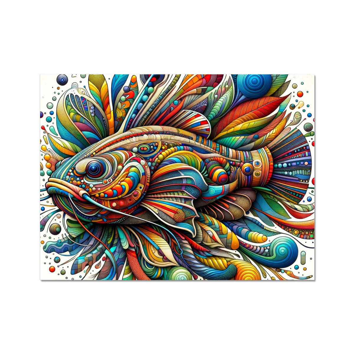 Catfish Abstract | Art Print