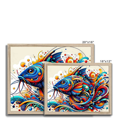 Catfish Abstract | Framed Print