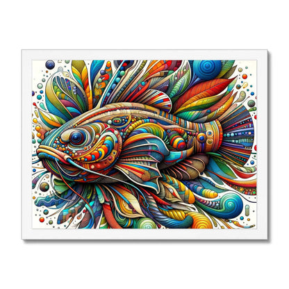 Catfish Abstract | Framed Print