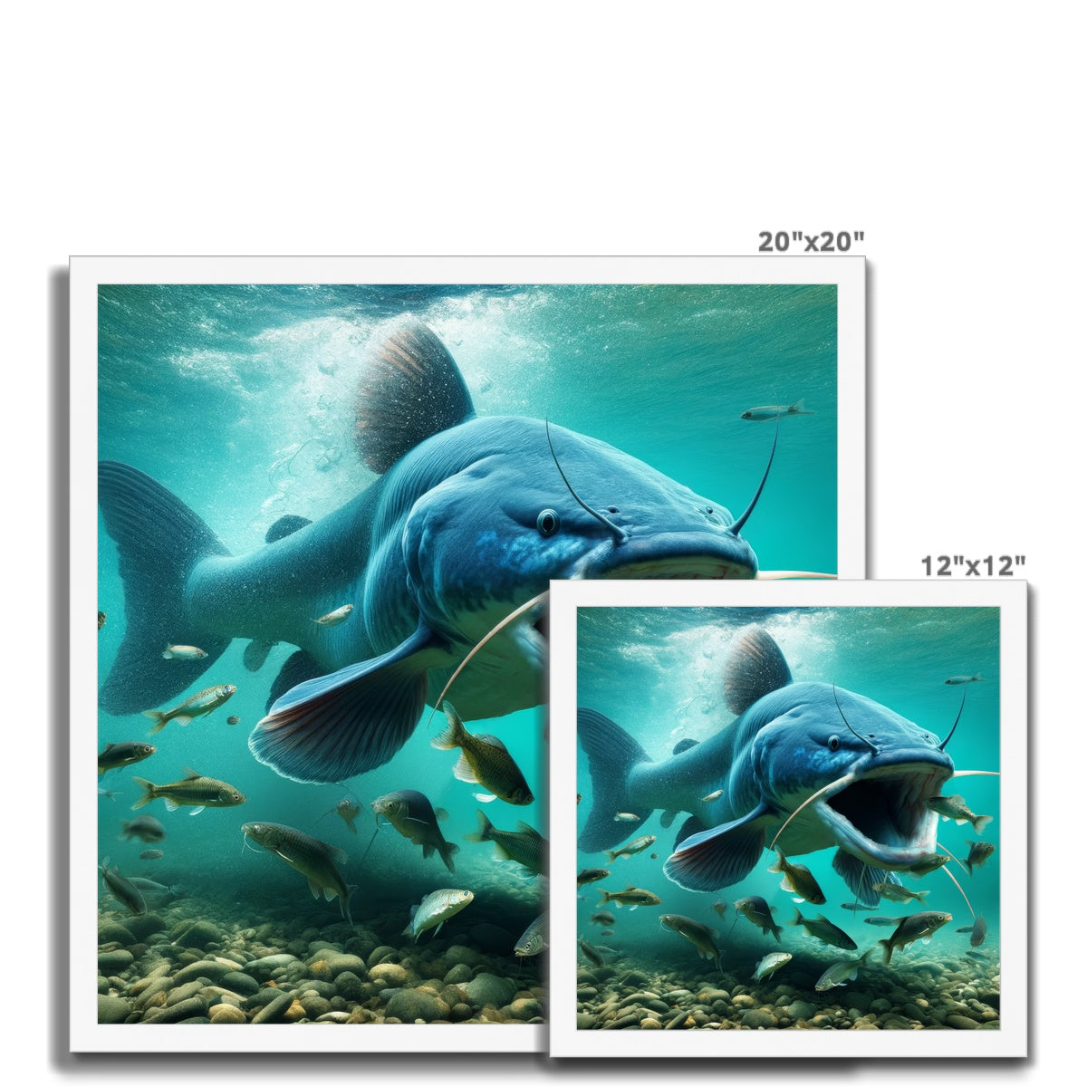 Blue Catfish | Framed Print
