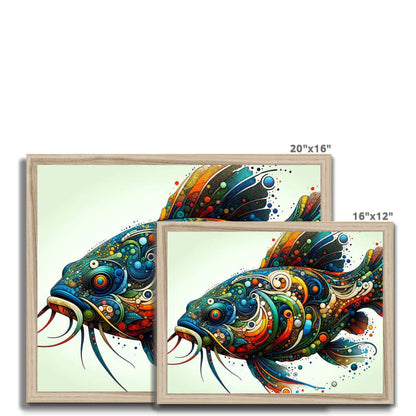 Catfish Abstract | Framed Print