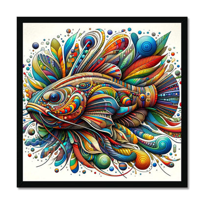 Catfish Abstract | Framed Print