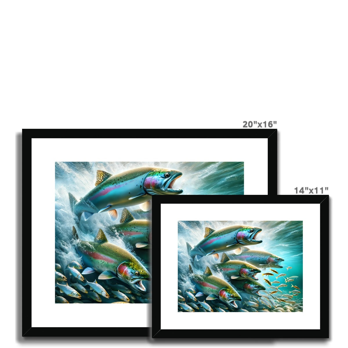 Steelhead Trout | Framed and Mounted Print