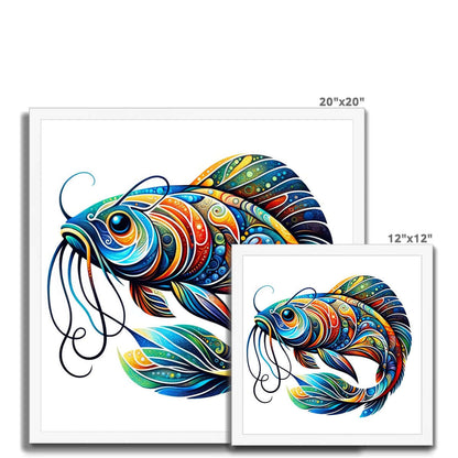 Catfish Abstract | Framed Print