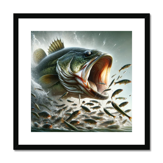 Largemouth Bass | Framed and Mounted Print