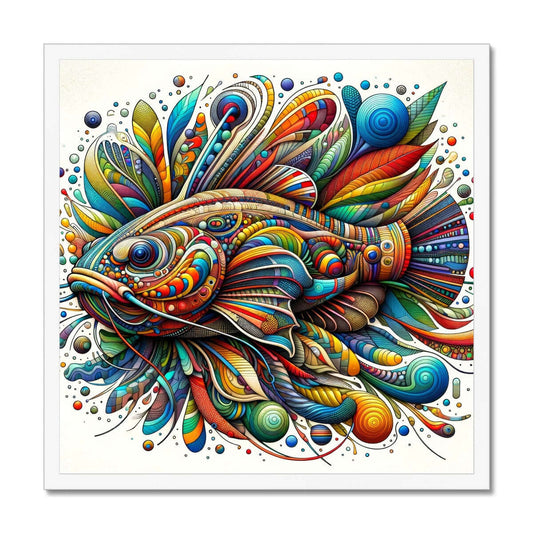 Catfish Abstract | Framed Print