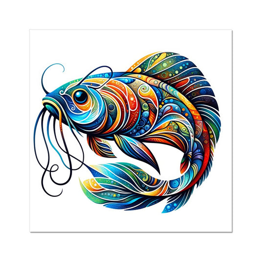 Catfish Abstract | Art Print