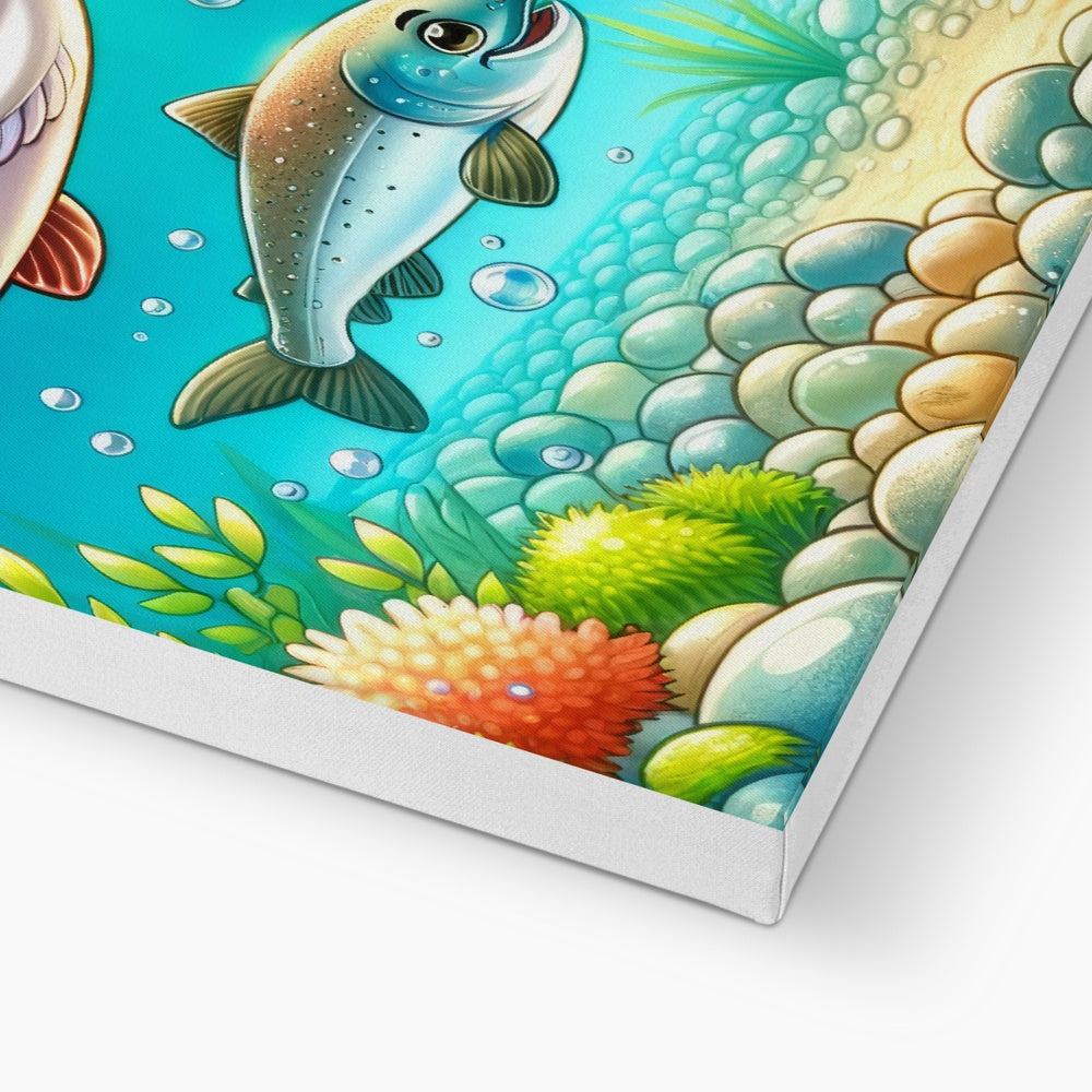 Salmon Children's Design | Canvas
