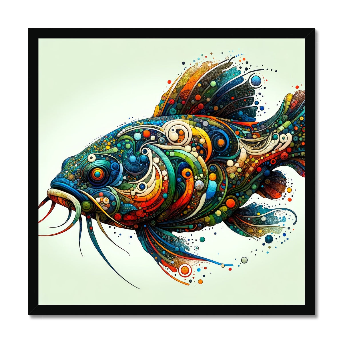 Catfish Abstract | Framed Print