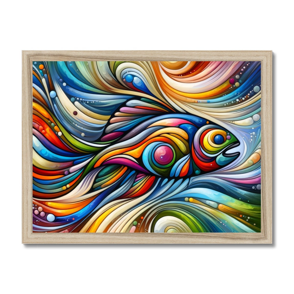 Trout Abstract  | Framed Poster