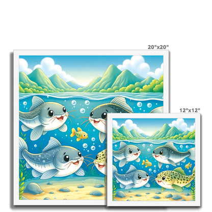 Catfish Children's Design | Framed Print
