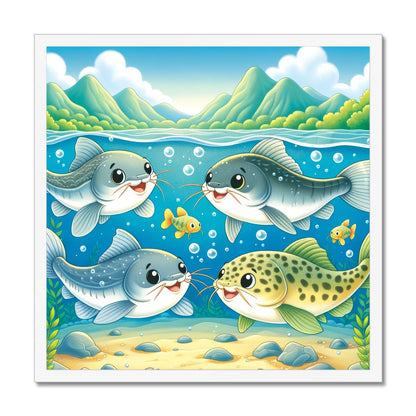 Catfish Children's Design | Framed Print