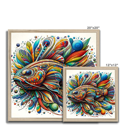 Catfish Abstract | Framed Print