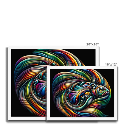 Rainbow Trout Abstract | Framed Print