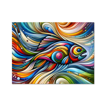 Trout Abstract Art | Poster