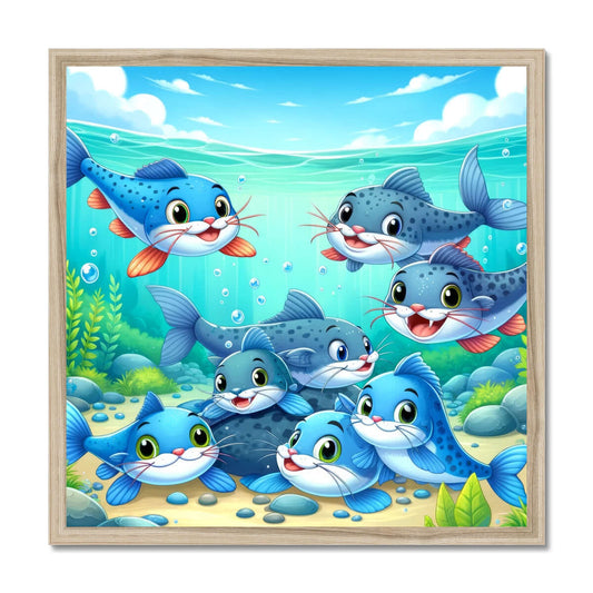 Catfish Children's Design | Framed Print