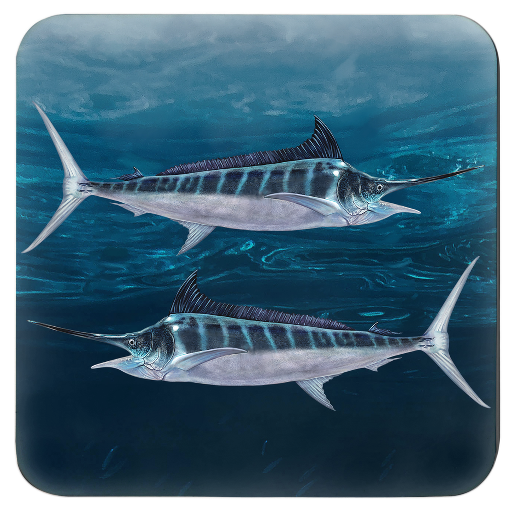 Marlin, Billfish | Coasters | Set of 6