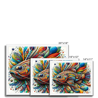 Catfish Abstract | Framed Print