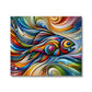 Trout Abstract Art | Canvas
