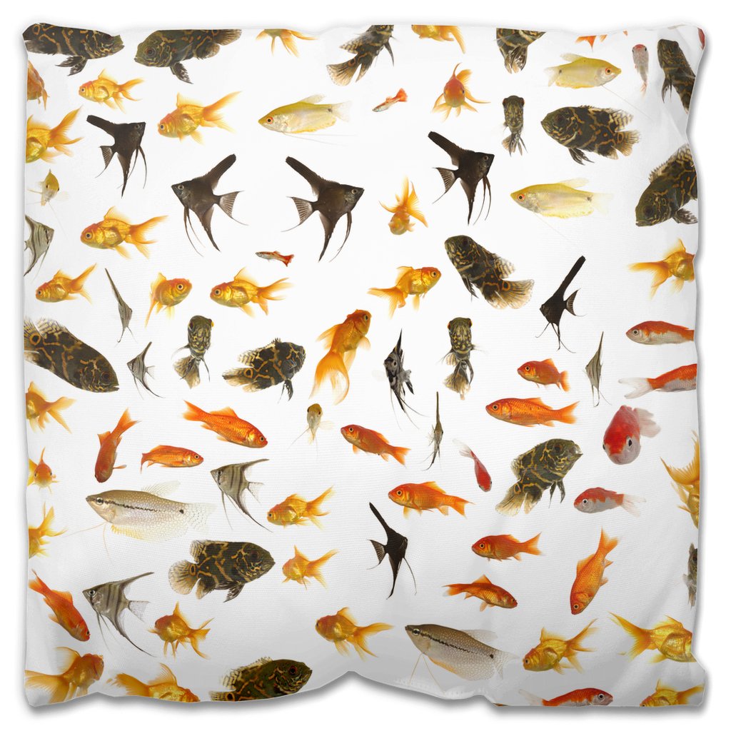 Aquarium Fish Outdoor Pillow - madfishlab.com