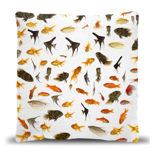 Aquarium Fish Woven Pillow - madfishlab.com