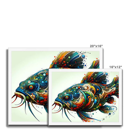 Catfish Abstract | Framed Print