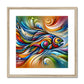 Trout Abstract Art | Framed and Mounted Print