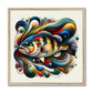 Largemouth Bass Abstract | Framed Print