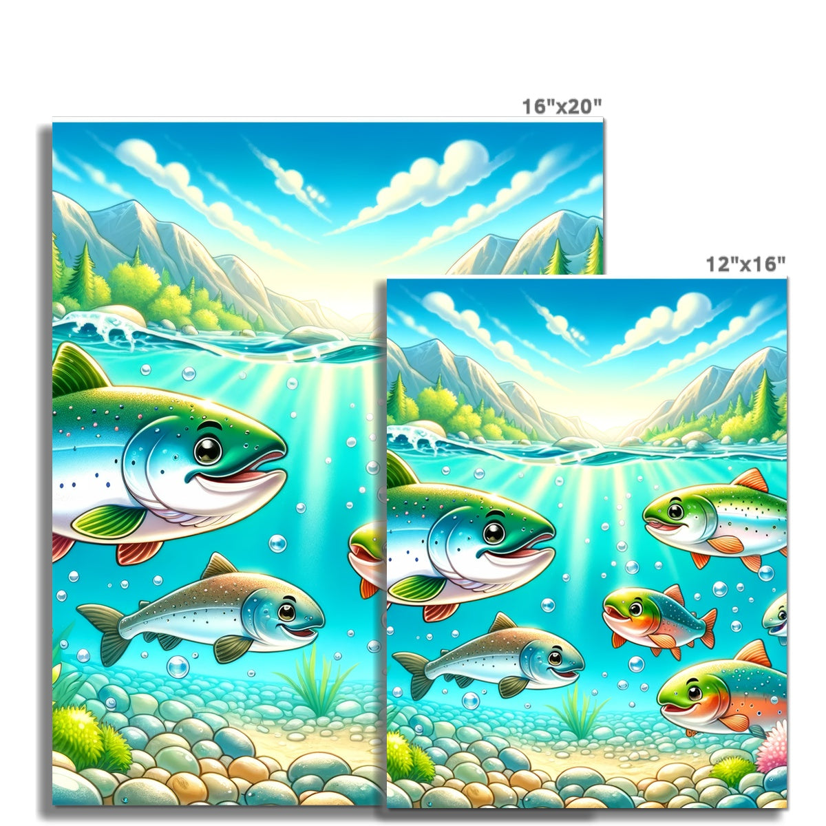 Salmon Children's Design | Poster