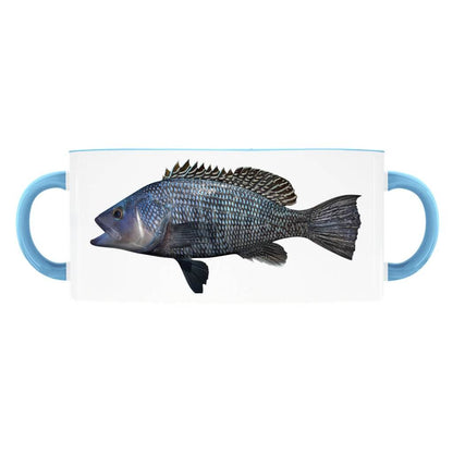 Black Seabass Mug Large - 15oz - madfishlab.com