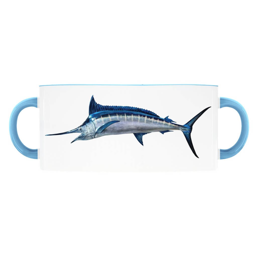 Blue Marlin Mug Large - 15oz - madfishlab.com