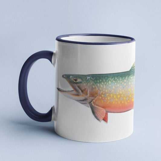 Brook Trout Mug Large - 15oz - madfishlab.com