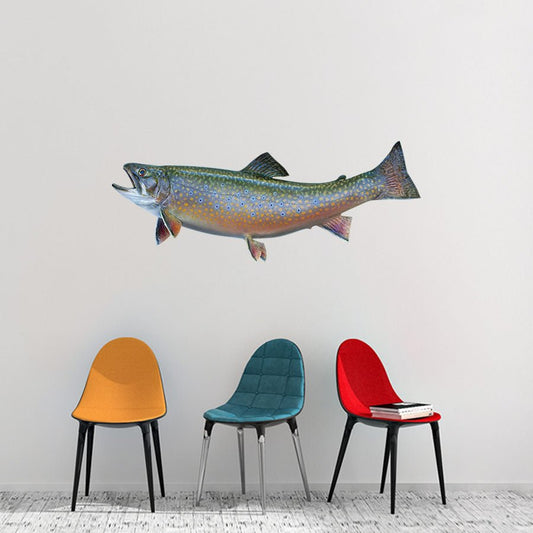 Brook Trout Wall Decals | 40"-60" | Left/Right Facing - madfishlab.com