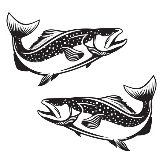 Brown Trout Decals | 12"-60" | Left/Right Facing - madfishlab.com