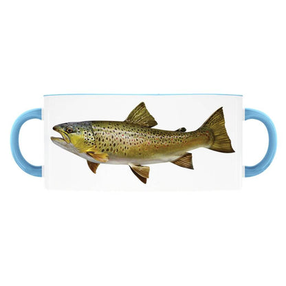 Brown Trout Mug Large - 15oz - madfishlab.com