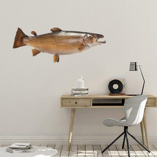 Brown Trout Wall Decals | 40"-60" | Left/Right Facing - madfishlab.com