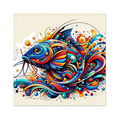 Catfish Abstract | Art Print