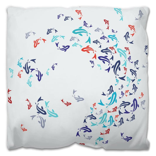 Carp, Koi Fish Outdoor Pillow - madfishlab.com