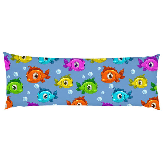 Cartoon Colorful Fish Body Pillow - madfishlab.com