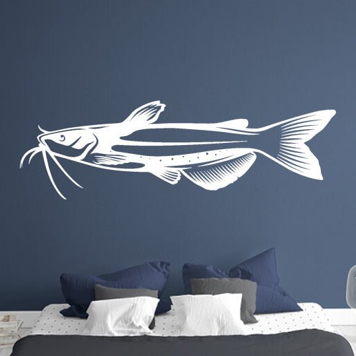 Channel Catfish Wall Decal | 40"- 70" | Many Colors | Left/Right Facing - madfishlab.com