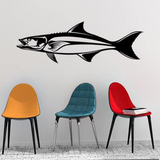 Cobia Wall Decal | 40"- 70" | Many Colors | Left/Right Facing - madfishlab.com