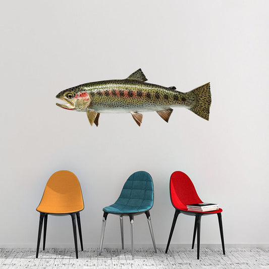 Cutthroat Trout Wall Decals | 40"-60" | Left/Right Facing - madfishlab.com